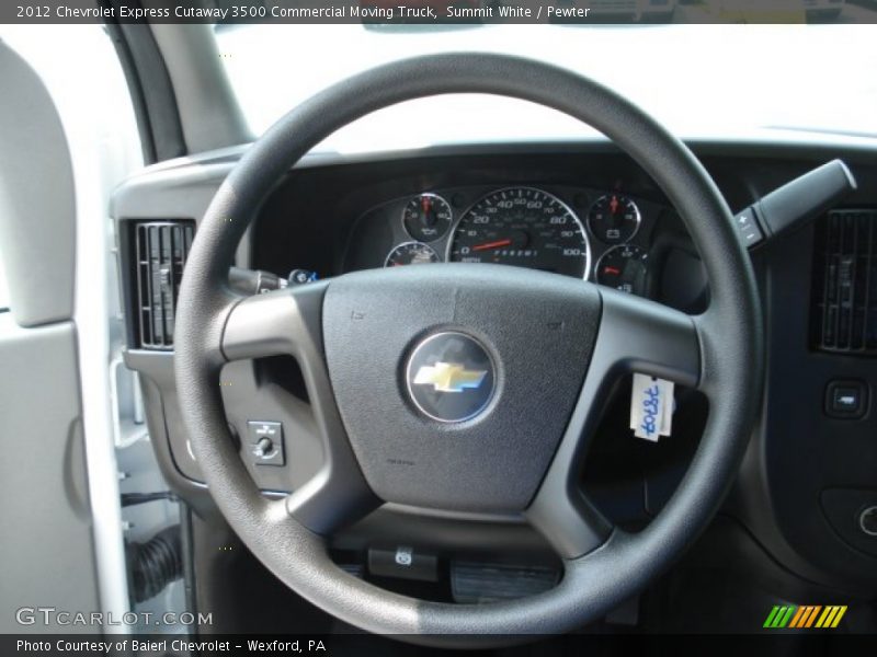 Summit White / Pewter 2012 Chevrolet Express Cutaway 3500 Commercial Moving Truck