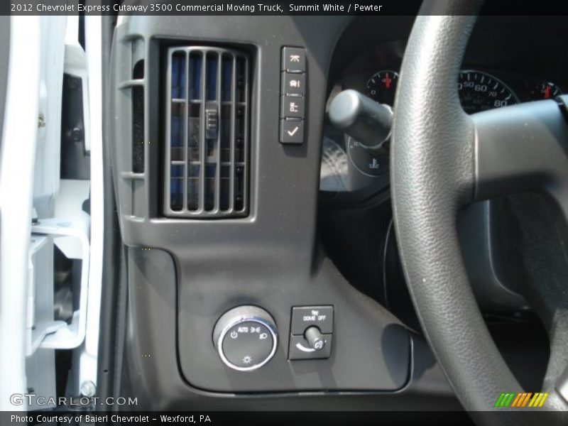 Summit White / Pewter 2012 Chevrolet Express Cutaway 3500 Commercial Moving Truck