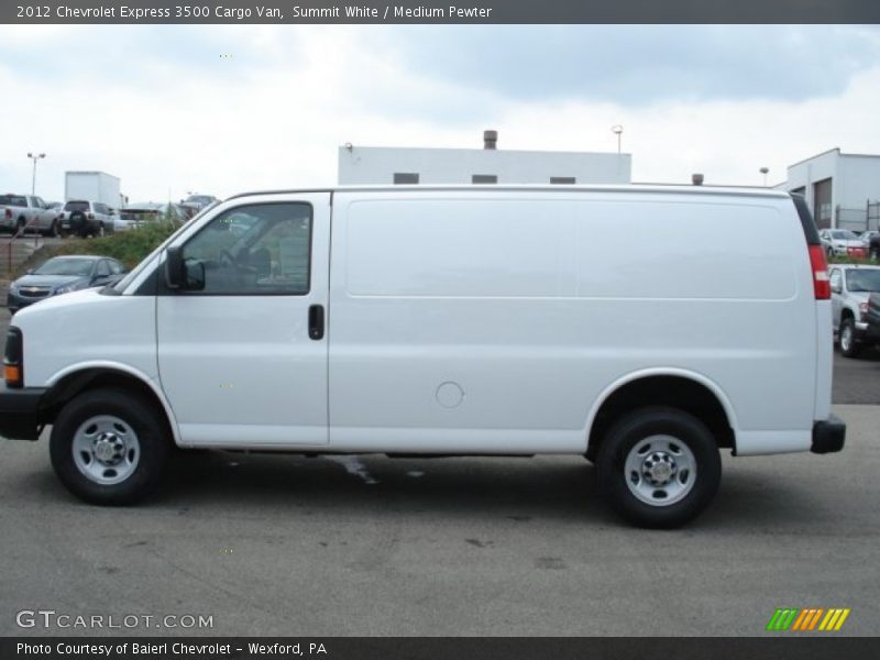 Summit White / Medium Pewter 2012 Chevrolet Express 3500 Cargo Van