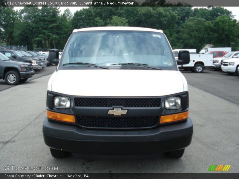 Summit White / Medium Pewter 2012 Chevrolet Express 3500 Cargo Van