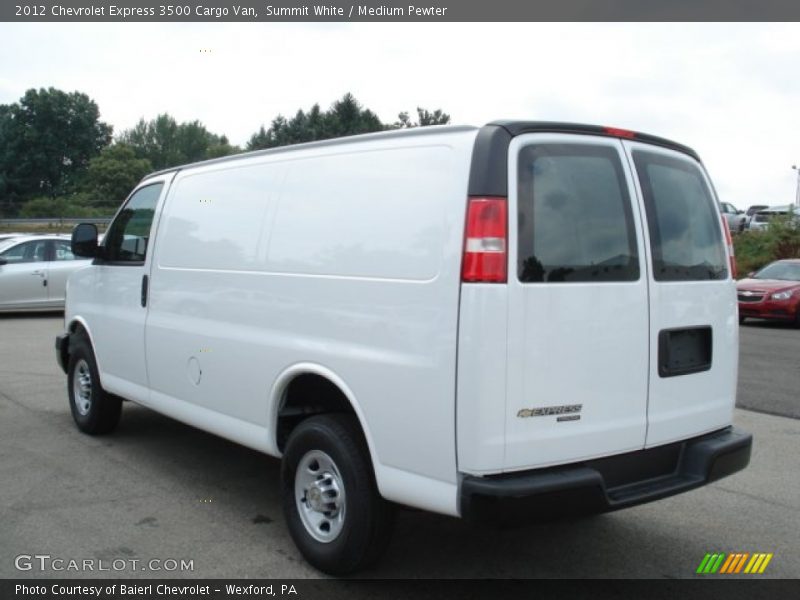 Summit White / Medium Pewter 2012 Chevrolet Express 3500 Cargo Van