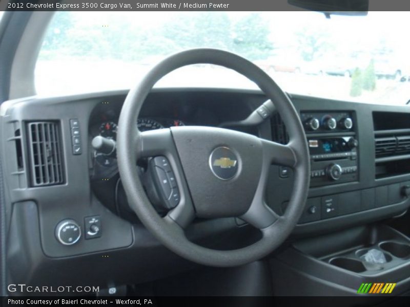 Summit White / Medium Pewter 2012 Chevrolet Express 3500 Cargo Van