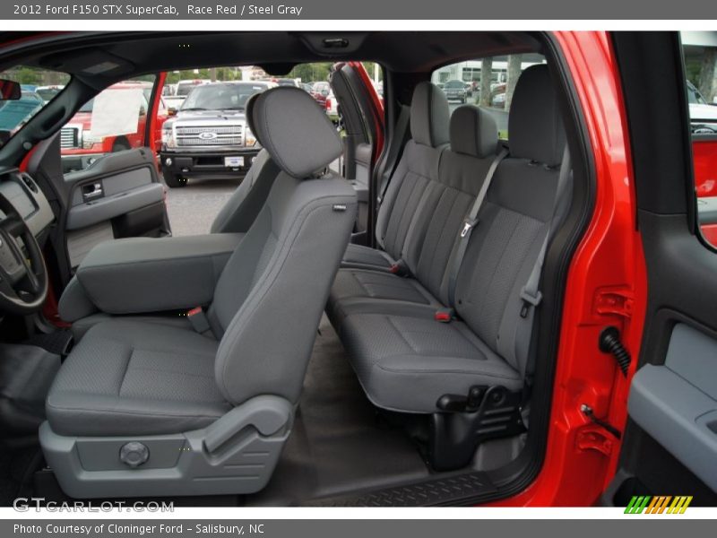 Race Red / Steel Gray 2012 Ford F150 STX SuperCab