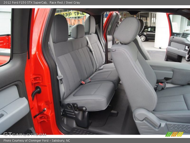 Race Red / Steel Gray 2012 Ford F150 STX SuperCab