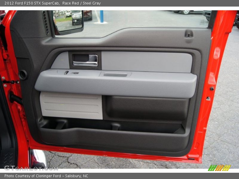 Race Red / Steel Gray 2012 Ford F150 STX SuperCab