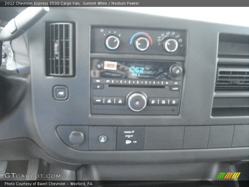 Summit White / Medium Pewter 2012 Chevrolet Express 3500 Cargo Van