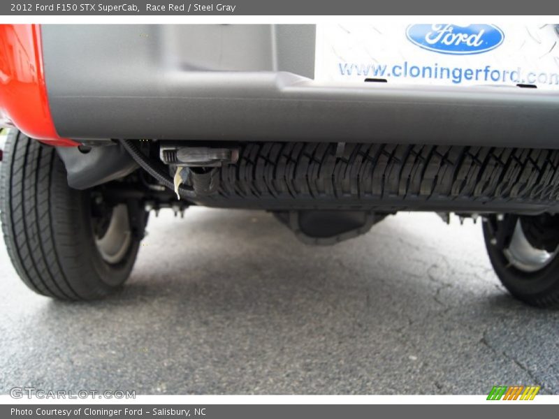 Race Red / Steel Gray 2012 Ford F150 STX SuperCab