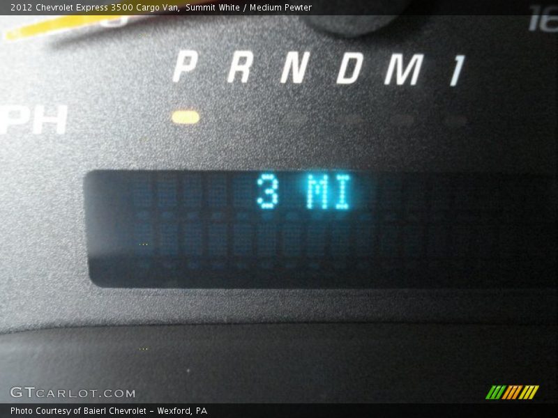 Summit White / Medium Pewter 2012 Chevrolet Express 3500 Cargo Van