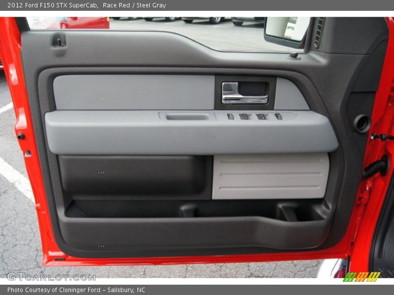 Race Red / Steel Gray 2012 Ford F150 STX SuperCab