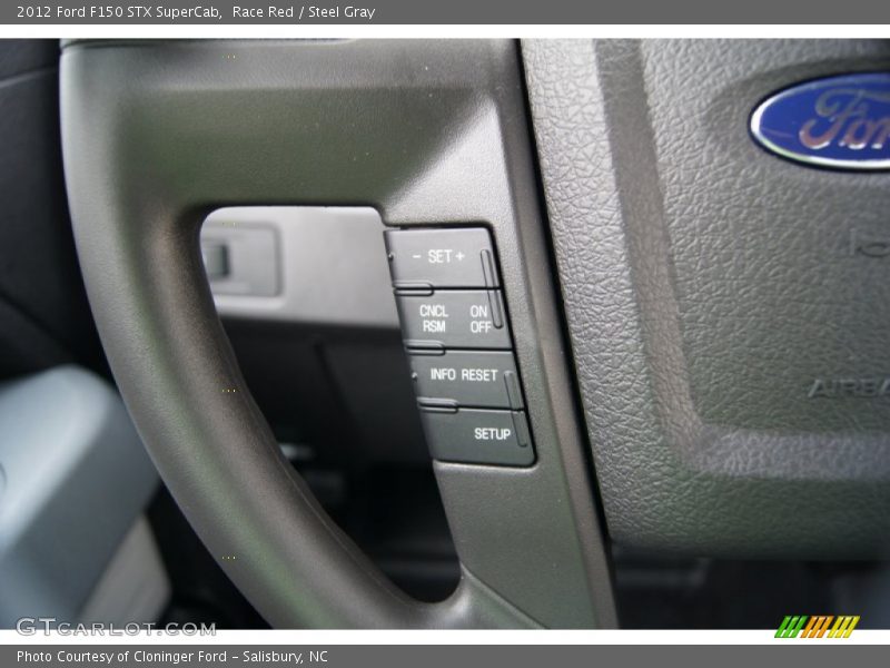 Race Red / Steel Gray 2012 Ford F150 STX SuperCab