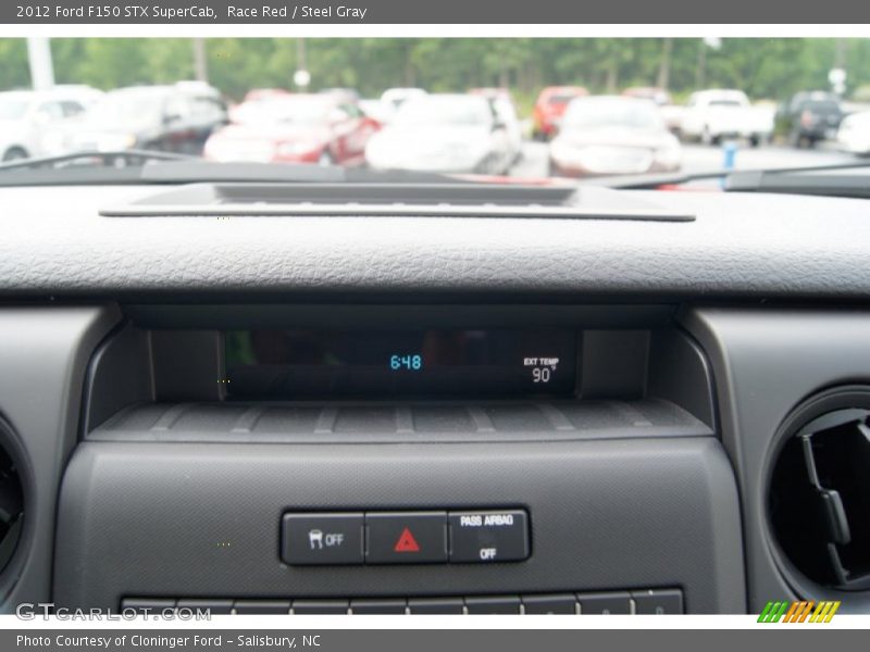 Race Red / Steel Gray 2012 Ford F150 STX SuperCab