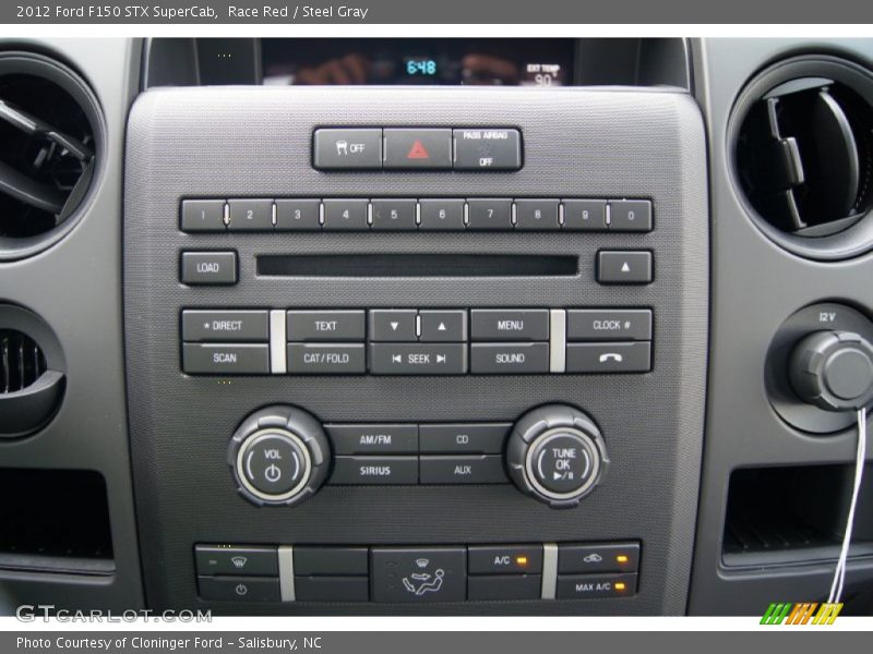 Race Red / Steel Gray 2012 Ford F150 STX SuperCab
