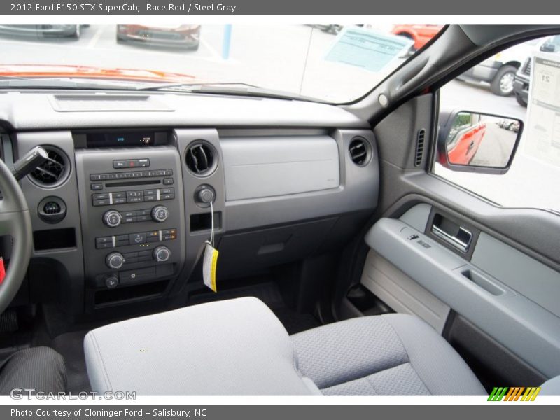 Race Red / Steel Gray 2012 Ford F150 STX SuperCab