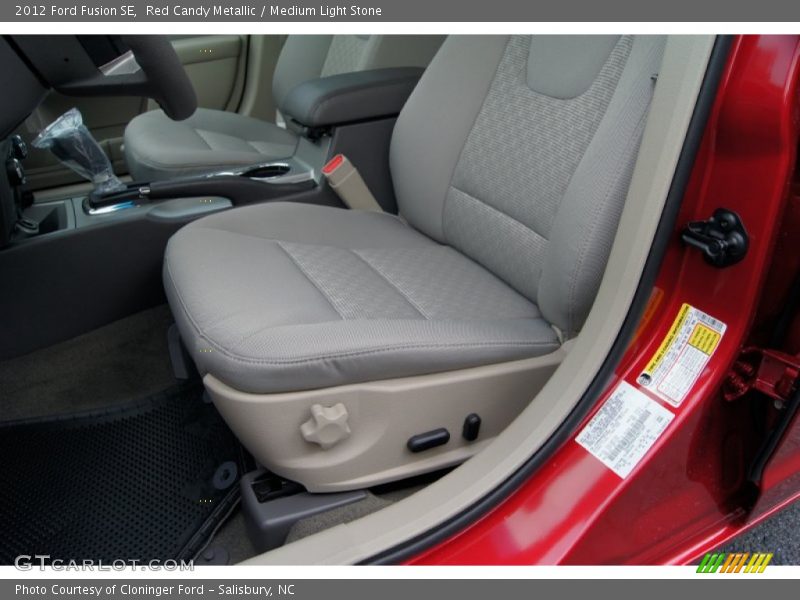 Red Candy Metallic / Medium Light Stone 2012 Ford Fusion SE
