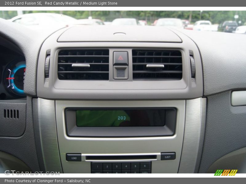 Red Candy Metallic / Medium Light Stone 2012 Ford Fusion SE