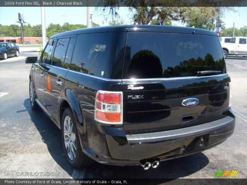 Black / Charcoal Black 2009 Ford Flex SEL