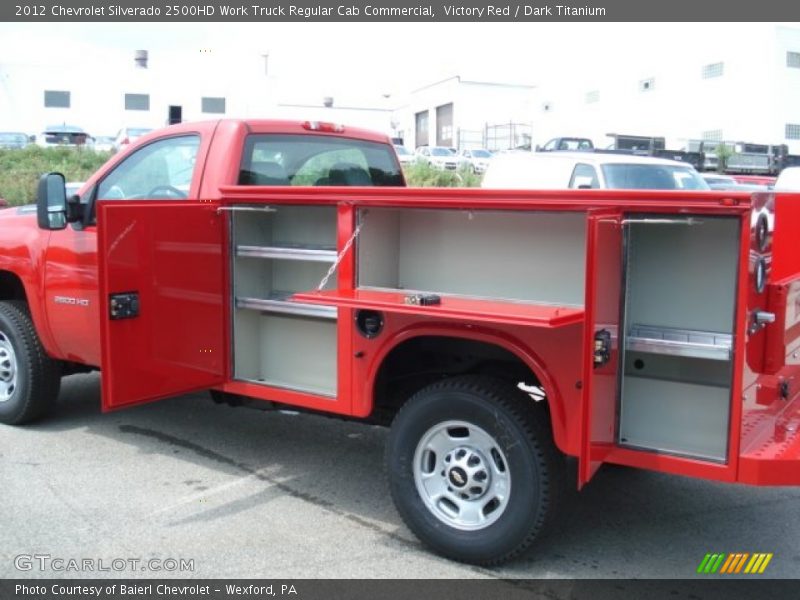 Victory Red / Dark Titanium 2012 Chevrolet Silverado 2500HD Work Truck Regular Cab Commercial
