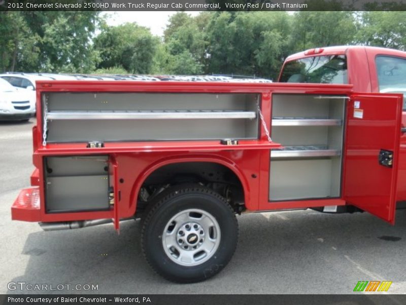 Victory Red / Dark Titanium 2012 Chevrolet Silverado 2500HD Work Truck Regular Cab Commercial