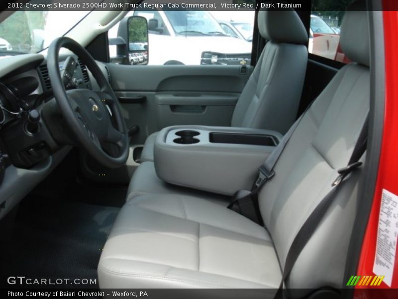 Front Seat of 2012 Silverado 2500HD Work Truck Regular Cab Commercial