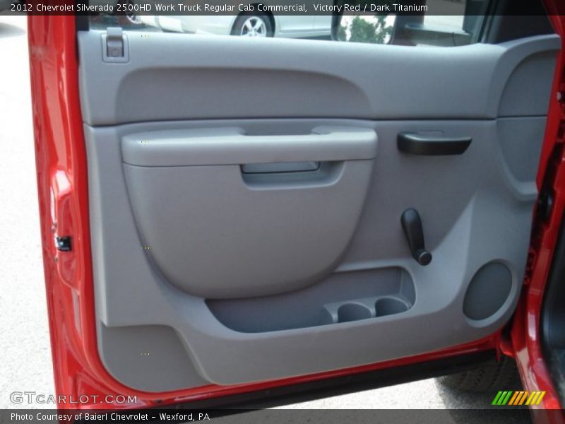 Victory Red / Dark Titanium 2012 Chevrolet Silverado 2500HD Work Truck Regular Cab Commercial