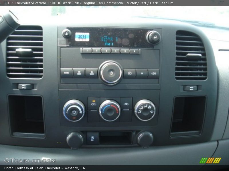 Controls of 2012 Silverado 2500HD Work Truck Regular Cab Commercial
