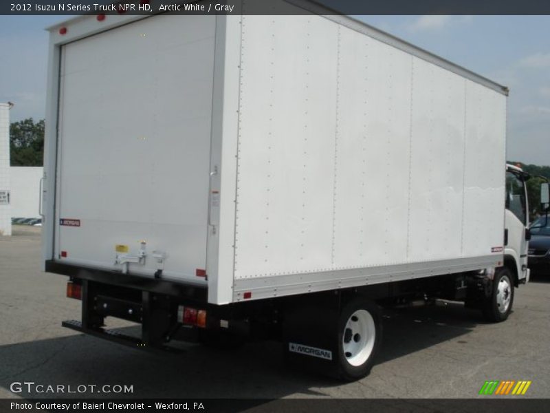 Arctic White / Gray 2012 Isuzu N Series Truck NPR HD