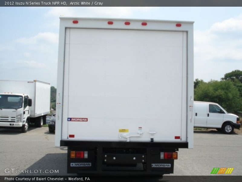 Arctic White / Gray 2012 Isuzu N Series Truck NPR HD