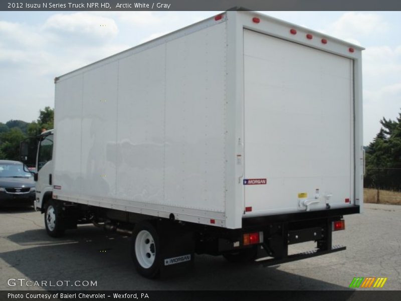 Arctic White / Gray 2012 Isuzu N Series Truck NPR HD