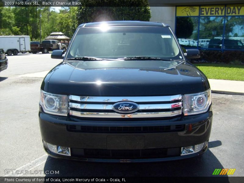 Black / Charcoal Black 2009 Ford Flex SEL