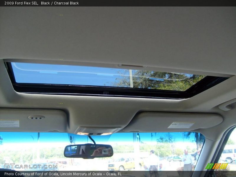 Black / Charcoal Black 2009 Ford Flex SEL