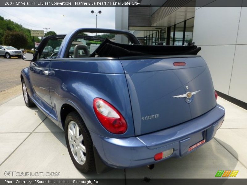 Marine Blue Pearl / Pastel Slate Gray 2007 Chrysler PT Cruiser Convertible