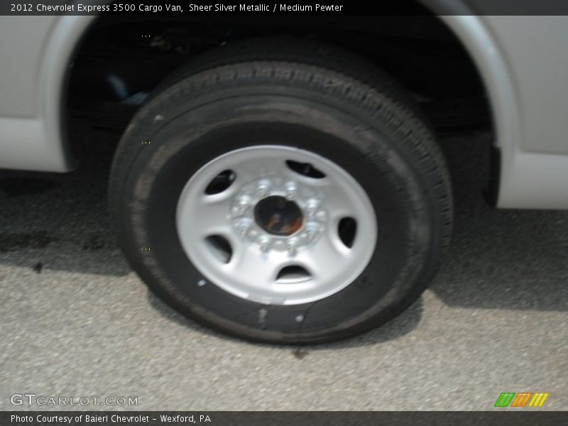 Sheer Silver Metallic / Medium Pewter 2012 Chevrolet Express 3500 Cargo Van