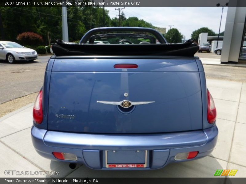 Marine Blue Pearl / Pastel Slate Gray 2007 Chrysler PT Cruiser Convertible