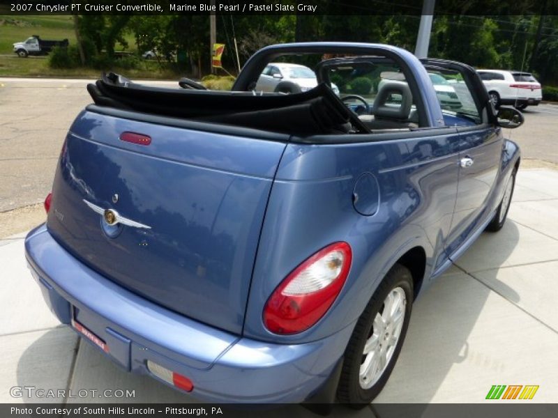 Marine Blue Pearl / Pastel Slate Gray 2007 Chrysler PT Cruiser Convertible