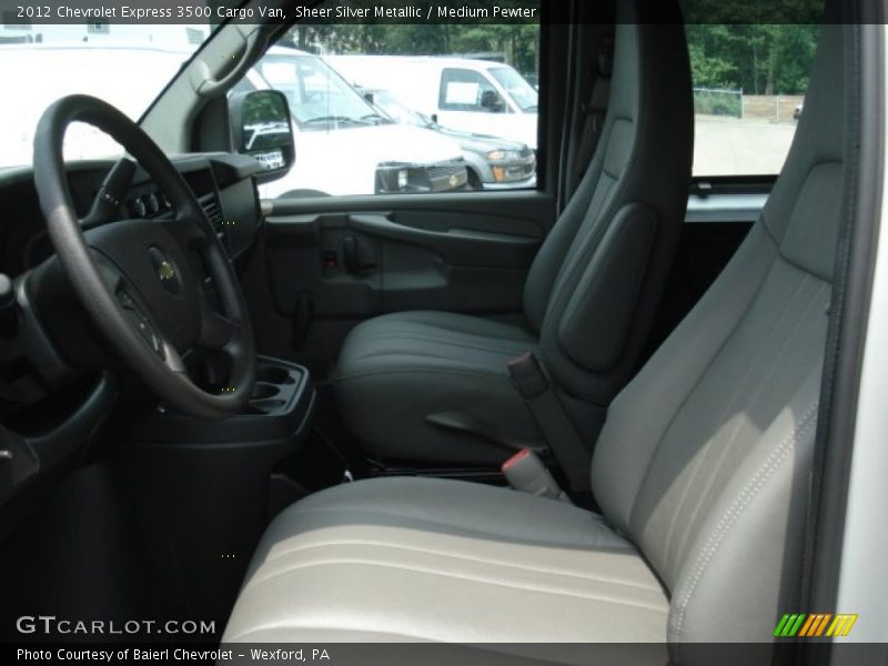Sheer Silver Metallic / Medium Pewter 2012 Chevrolet Express 3500 Cargo Van