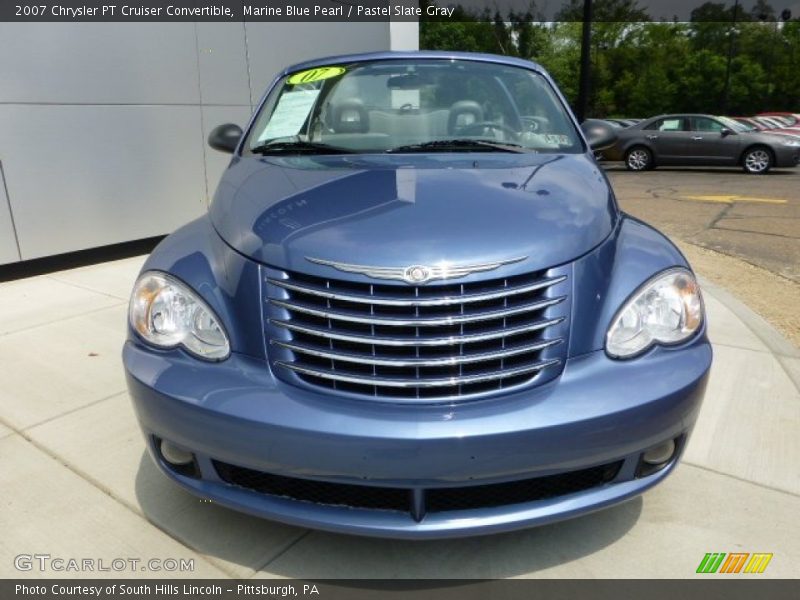 Marine Blue Pearl / Pastel Slate Gray 2007 Chrysler PT Cruiser Convertible