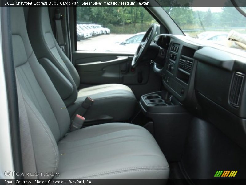 Sheer Silver Metallic / Medium Pewter 2012 Chevrolet Express 3500 Cargo Van