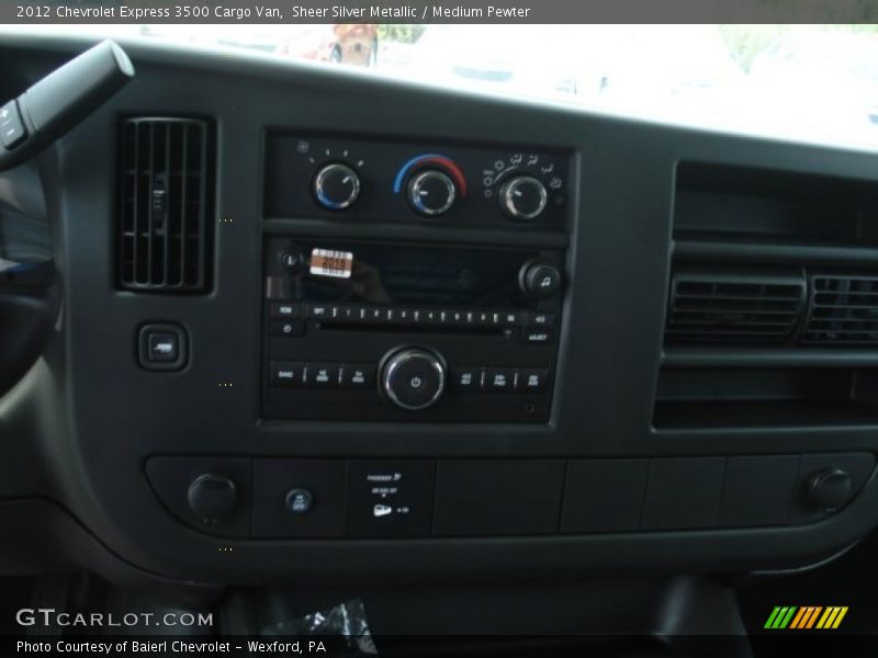 Sheer Silver Metallic / Medium Pewter 2012 Chevrolet Express 3500 Cargo Van