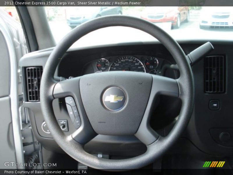 Sheer Silver Metallic / Medium Pewter 2012 Chevrolet Express 3500 Cargo Van