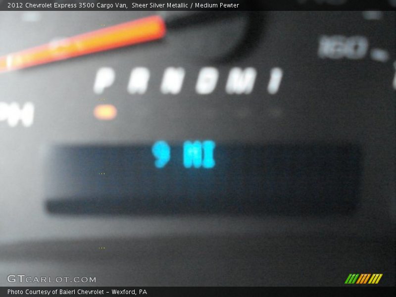 Sheer Silver Metallic / Medium Pewter 2012 Chevrolet Express 3500 Cargo Van