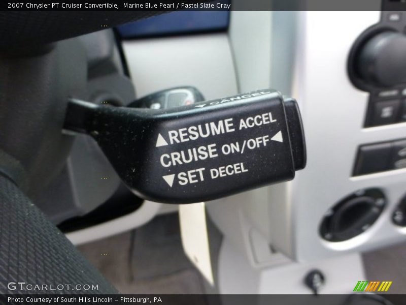 Marine Blue Pearl / Pastel Slate Gray 2007 Chrysler PT Cruiser Convertible