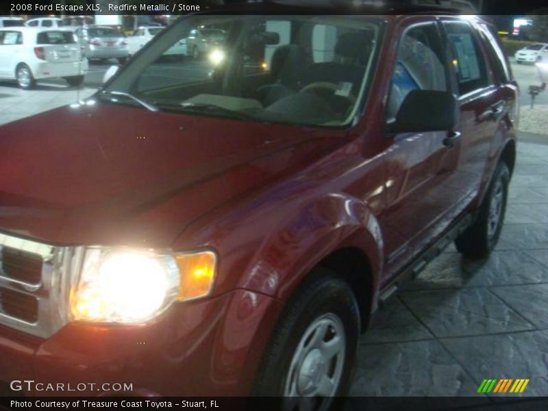 Redfire Metallic / Stone 2008 Ford Escape XLS