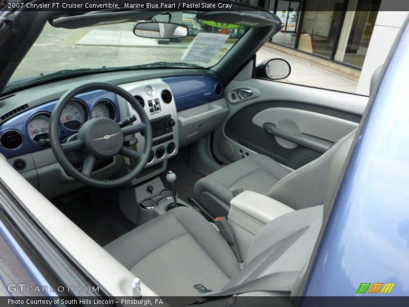 Marine Blue Pearl / Pastel Slate Gray 2007 Chrysler PT Cruiser Convertible