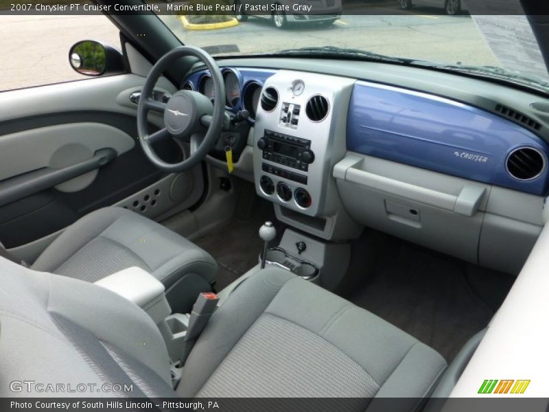 Marine Blue Pearl / Pastel Slate Gray 2007 Chrysler PT Cruiser Convertible