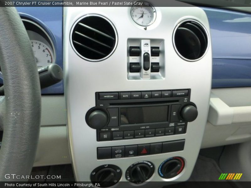 Marine Blue Pearl / Pastel Slate Gray 2007 Chrysler PT Cruiser Convertible