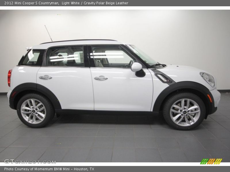 Light White / Gravity Polar Beige Leather 2012 Mini Cooper S Countryman