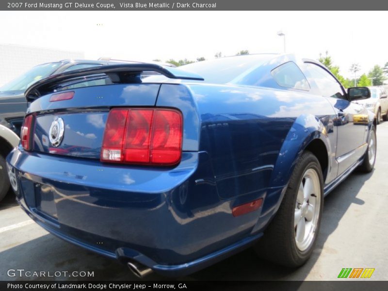 Vista Blue Metallic / Dark Charcoal 2007 Ford Mustang GT Deluxe Coupe