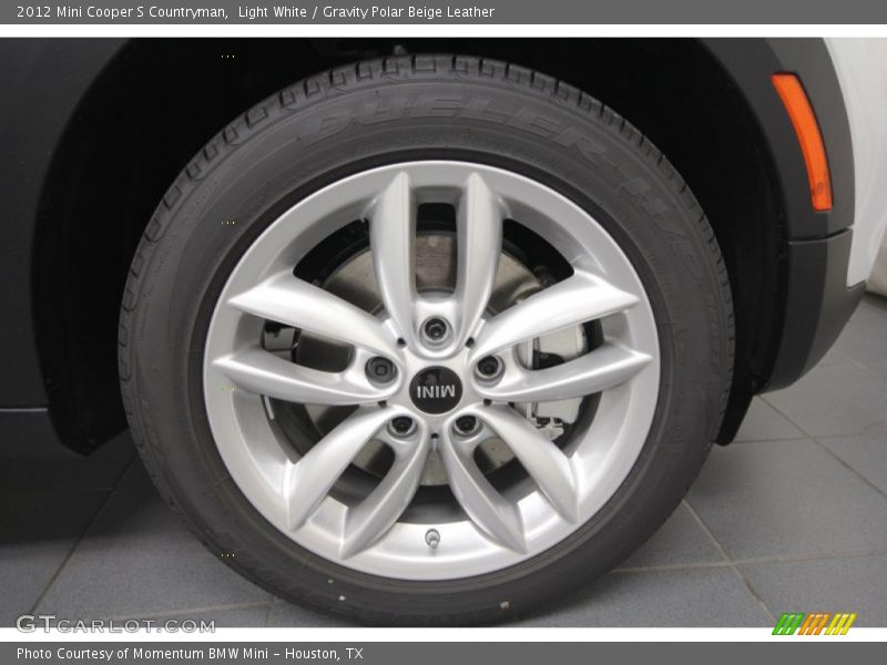 Light White / Gravity Polar Beige Leather 2012 Mini Cooper S Countryman