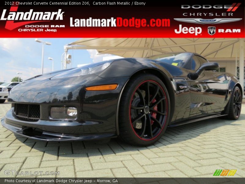 Carbon Flash Metallic / Ebony 2012 Chevrolet Corvette Centennial Edition Z06
