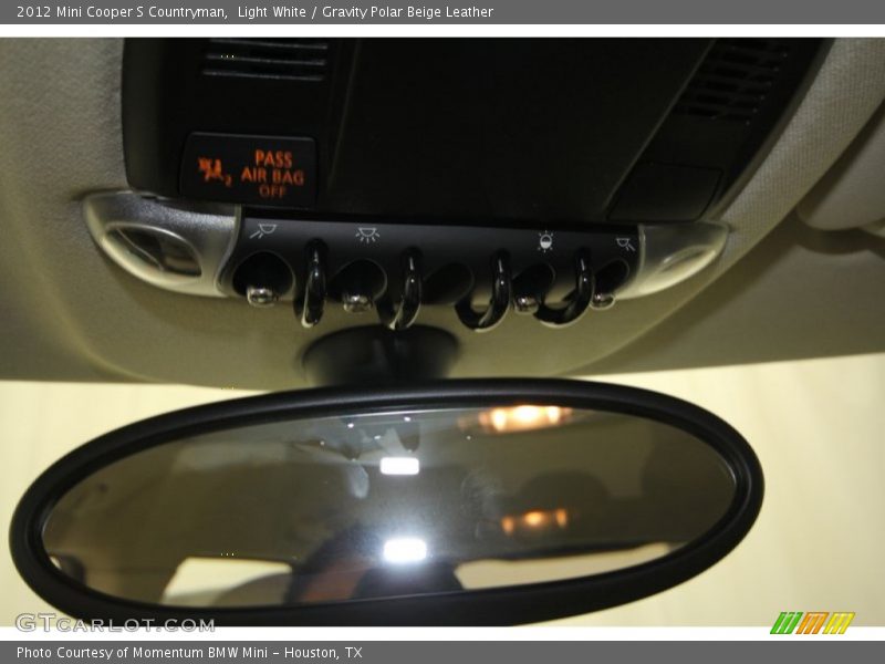 Light White / Gravity Polar Beige Leather 2012 Mini Cooper S Countryman